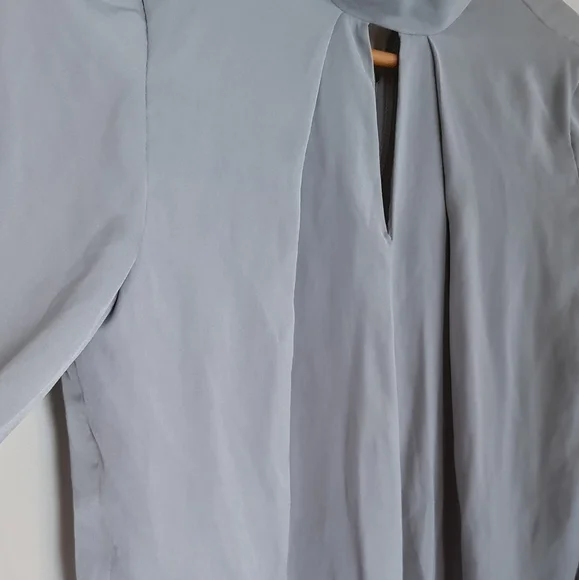 Gorgeous Custom Made Grey Blouse Longsleeve - Picture 5 of 5